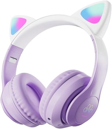 Cute Cat Design High-Quality Sound for kids-purple