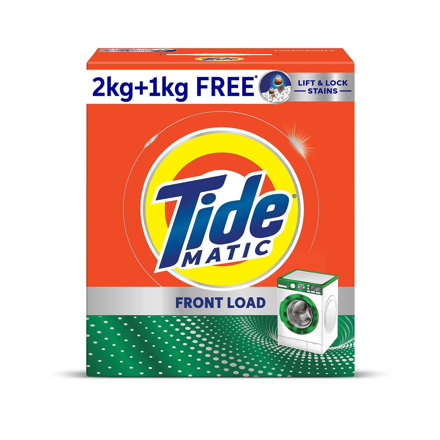 Tide Matic Front Load Detergent Powder, 3 Kg