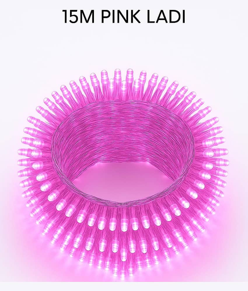 SPARKWORLD Pink 15M String Light ( Pack of 1 )