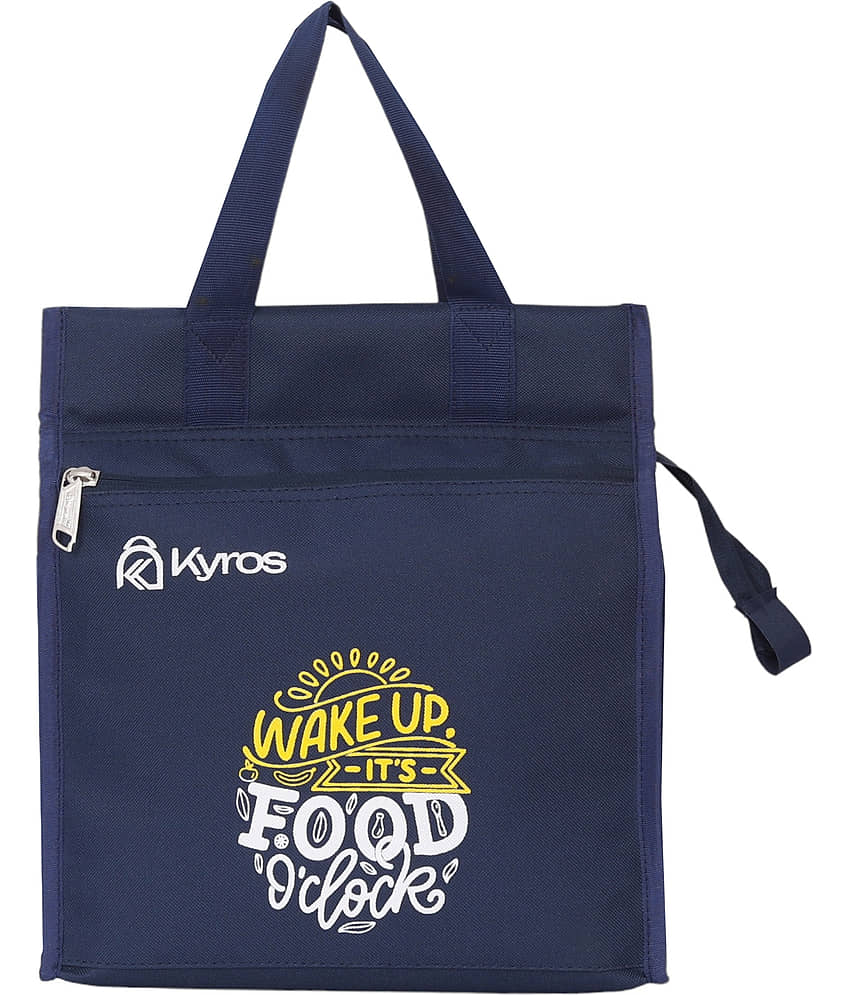 Kyros Blue Polyester Lunch Bag Pack of 1