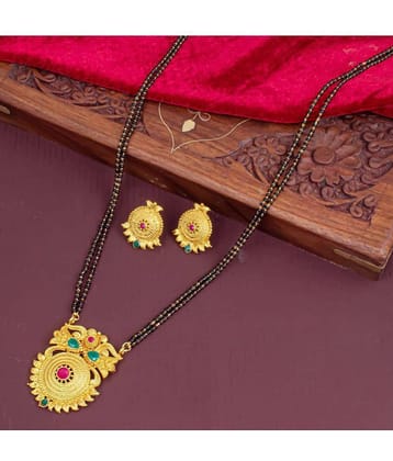Sukkhi - Golden Mangalsutra Set ( Pack of 1 )