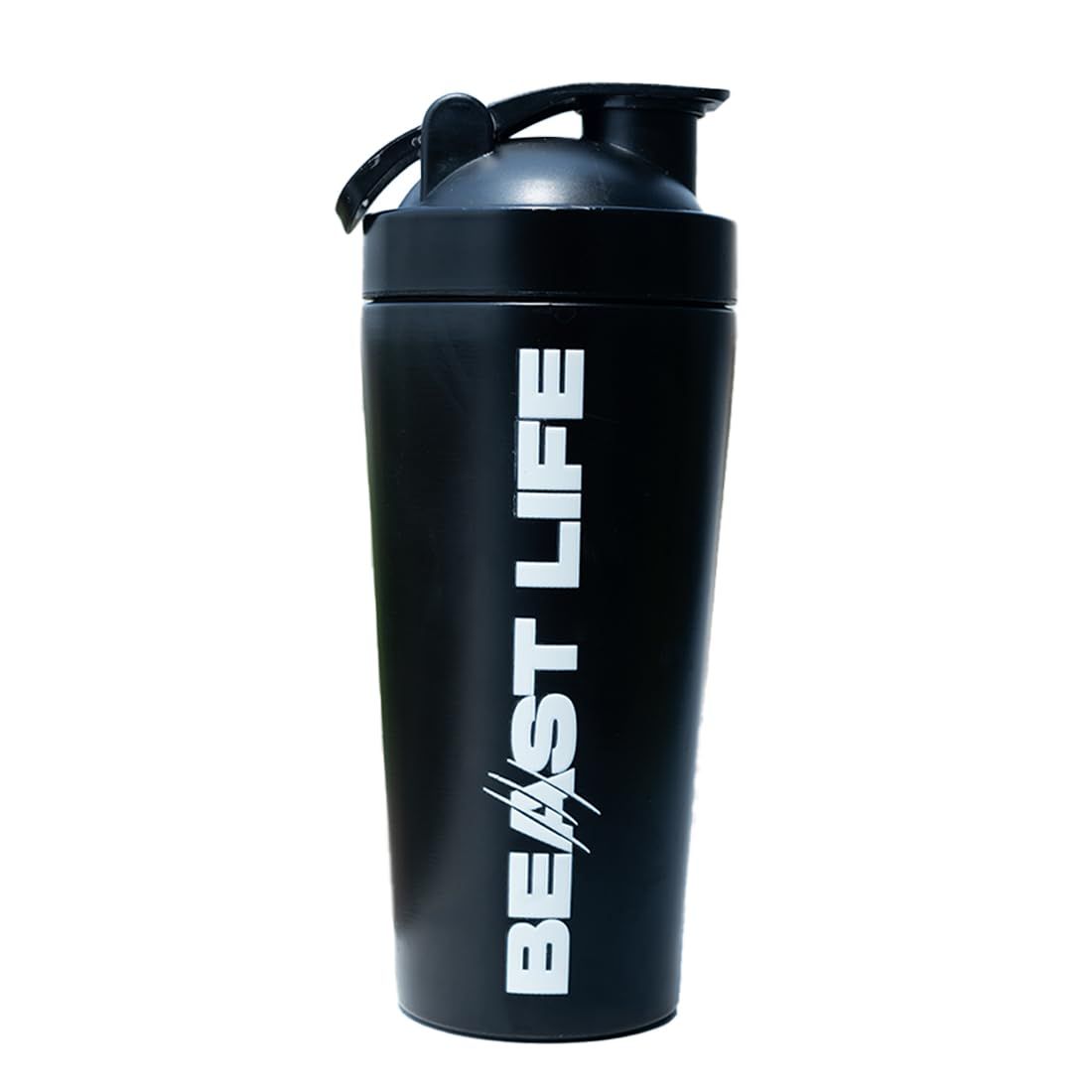 BEASTLIFE Metal Shaker Bottle For Gym, Leakproof Guarantee Shaker Bottle Ideal for Protein, Creatine and Bcaas