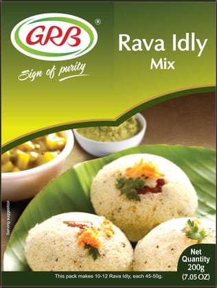 GRB RAVA IDLY MIX 200GM