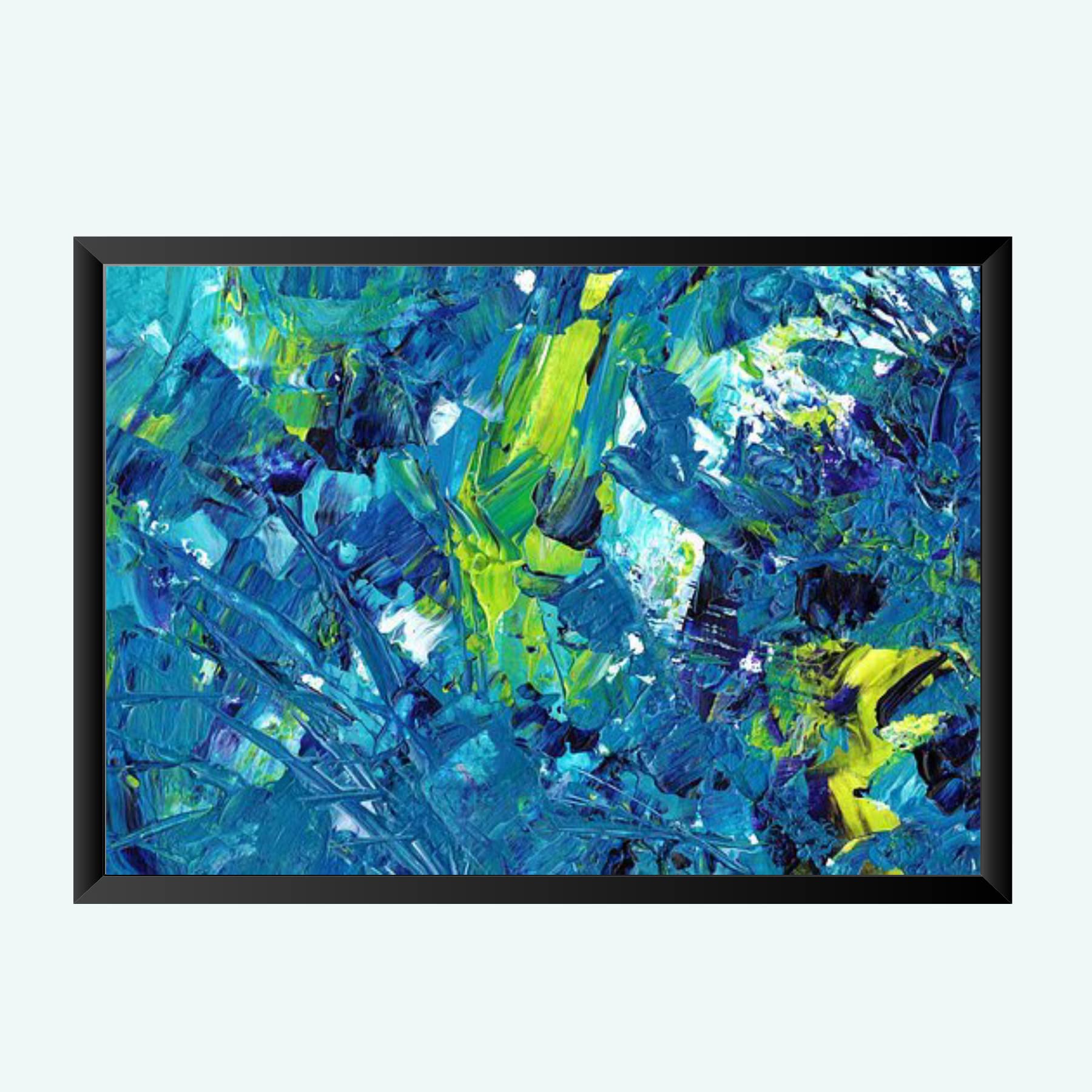 NOKKES Digital art painting with Photo Frame Home Bedroom Living room office Photo Frame Size 8X12 In_32