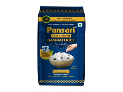 Pansari Tasty Basmati Rice - 30 Kilogram