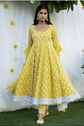 Anarkali Lace Work Se-M