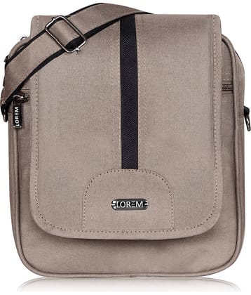 Lorem Grey Messenger Bag