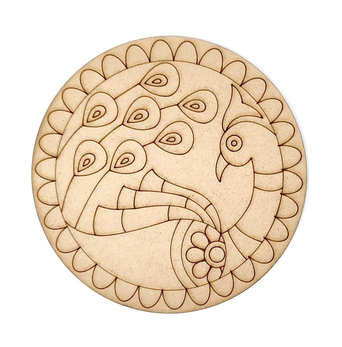 Brand Zero Pre Marked MDF Base - Design 2001 - Select Your Preference Of Size & Thickness