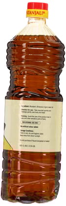 PATANJALI MUSTARD OIL BOTTLE 1LTR