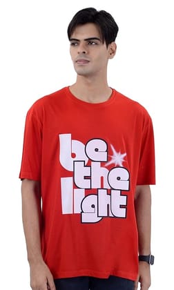 Miller Johnson Mens Cotton Oversized Graphic Print T-Shirt