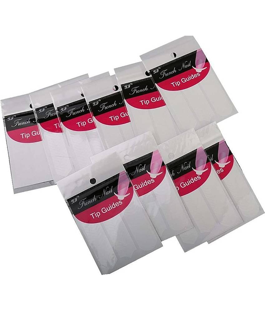 FOK French Manicure Art Tip Sticker Nails sheet Nail Art Decoration 40 g