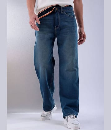 The Indian Garage Co. Basic Men's Jeans - Mid Blue ( Pack of 1 )