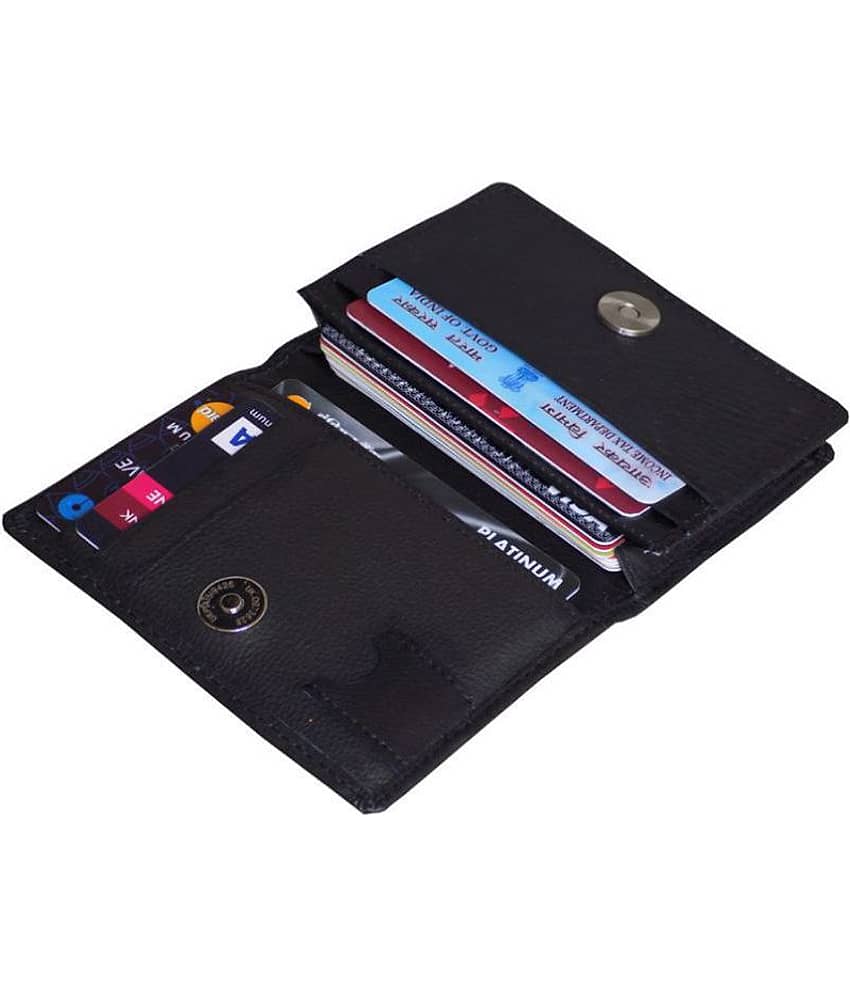 DARK ROMANCE Button Black Card ATM Holder