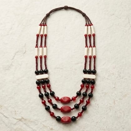 A·chik Heritage Tiered Necklace A·chik Heritage Tiered Necklace