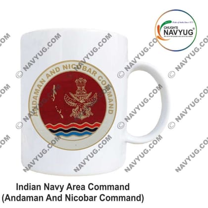 ArmyNavyAir Andaman Nicobar Command Mug (350ml) | Premium Ceramic | Defence Memorabilia