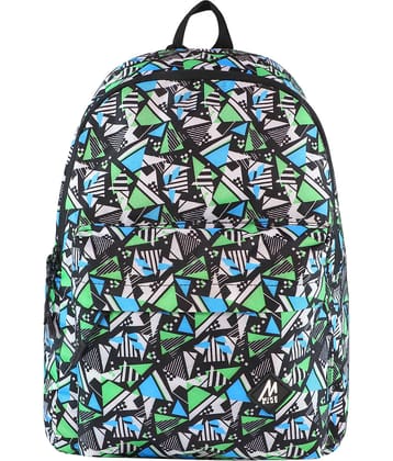 MIKE 18 Ltrs Blue Polyester College Bag