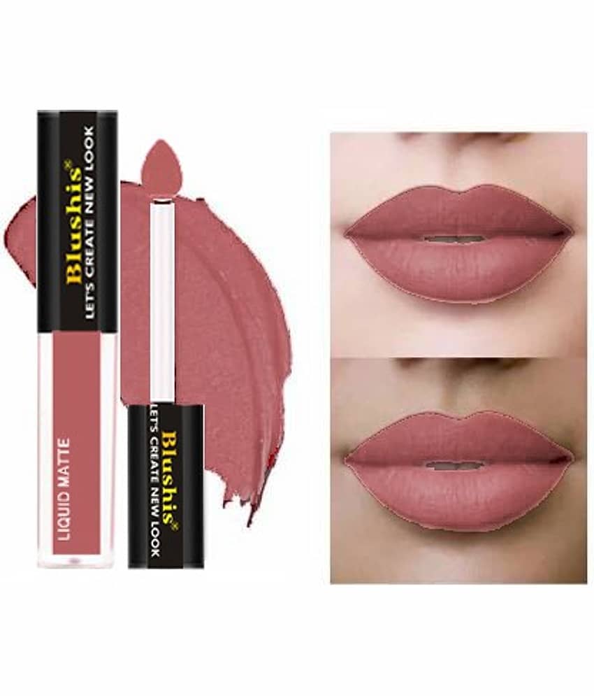 BLUSHIS Peach Matte Lipstick 0.12