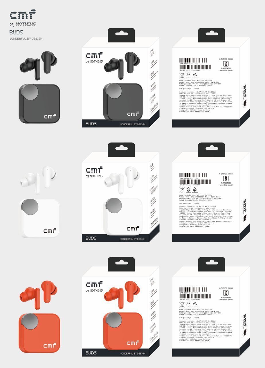 Buds CMF ( Multicolour ) ( Any Random Colour )