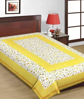 Uniqchoice Cotton Double Bedsheet ( Multi )