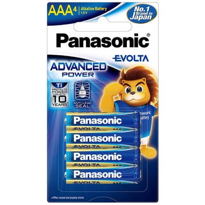 Panasonic EVOLTA AAA Battery (Pack of 4)