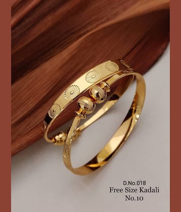 Shivay Fashion Gold Bangle Set ( Pack of 1 )
