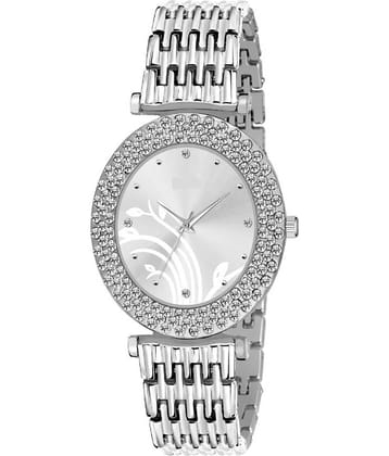 Renaissance Traders - Silver Metal Analog Womens Watch