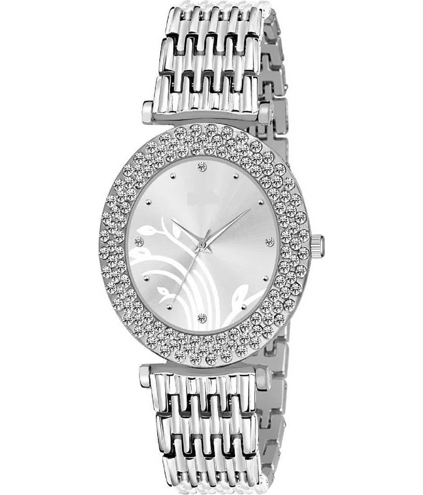 Renaissance Traders - Silver Metal Analog Womens Watch