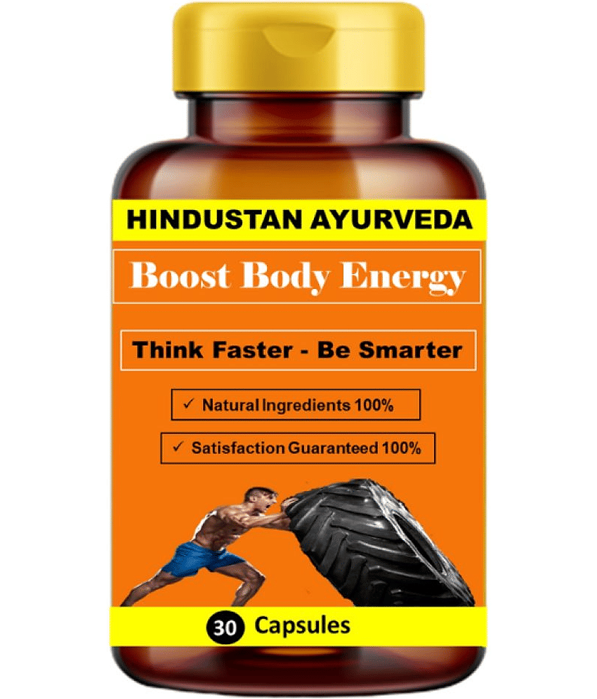 Hindustan Herbal BOOST BODY ENERGY 30 no.s Vitamins Capsule