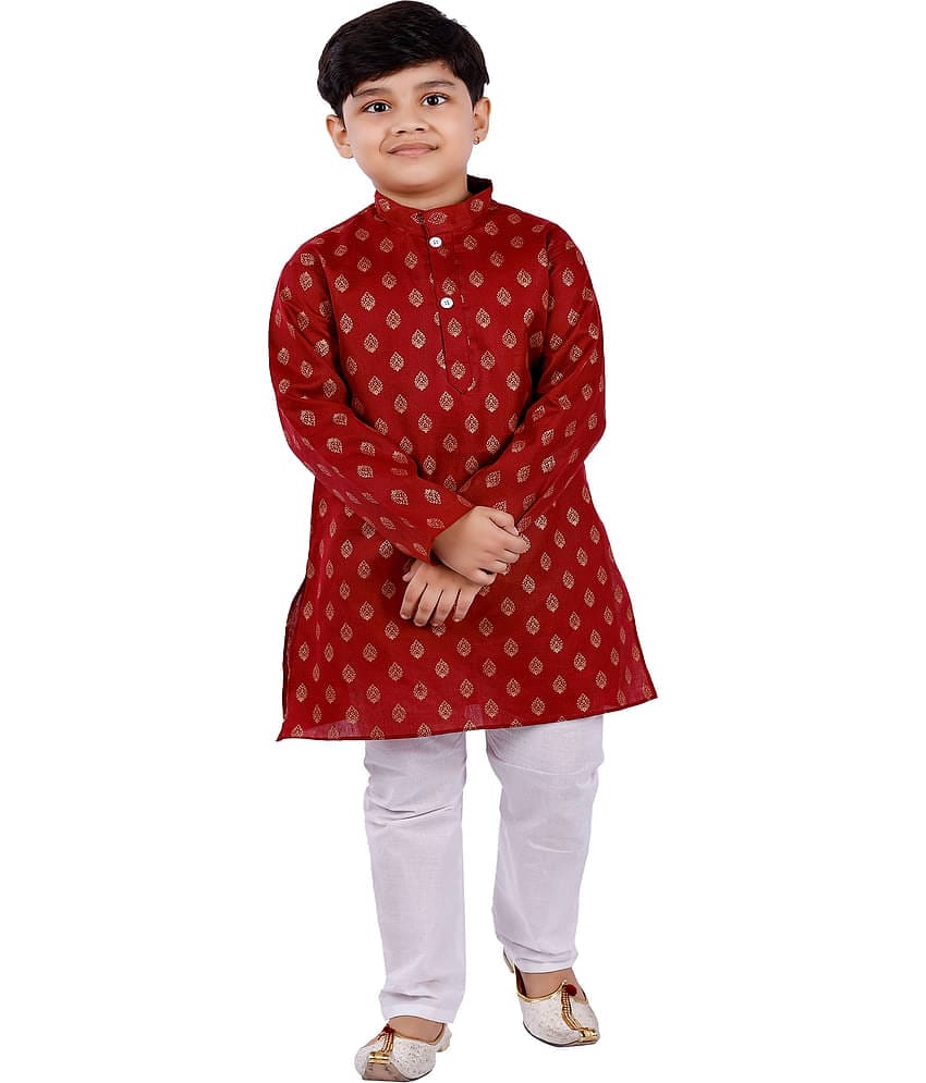 s muktar garments Pack of 1 Boys Cotton Blend ( Yellow )