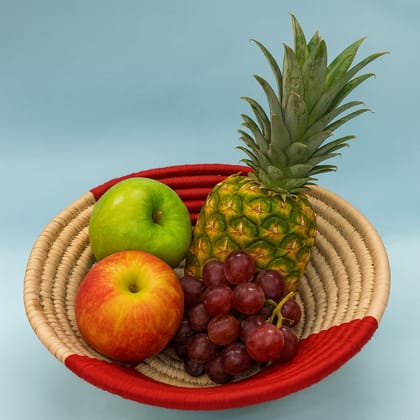 Woven Delight Fruit Basket