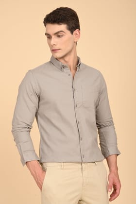 Janet - Soft Peached Oxford Shirt - Pista-S-38 / PISTA