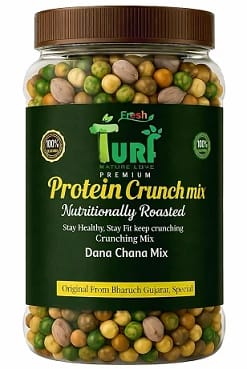 TURF FRESH - Premium Protein Crunch Mix  Dana Chana Mix 1 KG