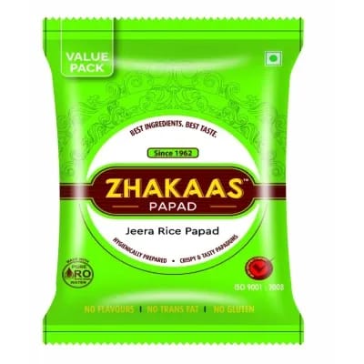 Bhujalalji Zhakaas Rice Papad Jeera