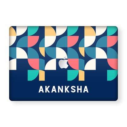 MacBook Minimal Geometrical 1 Laptop Skins - Custom Name MacBook Minimal Geometrical 1 Laptop Skins - Custom Name