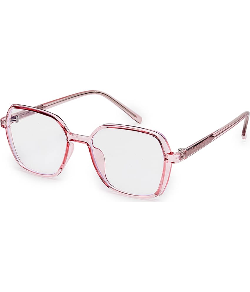 YourSpex Pink Square Eyeglass Frame ( Pack of 1 )
