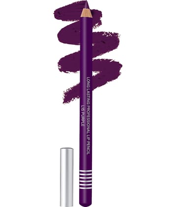 Colors Queen Lip Liner Pencil Non Transfer for Professional Makeup Purple