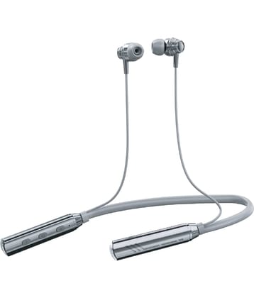 FPX Flame Bass Blazing Sound Wireless Neckband | 48 Hours (GREY)
