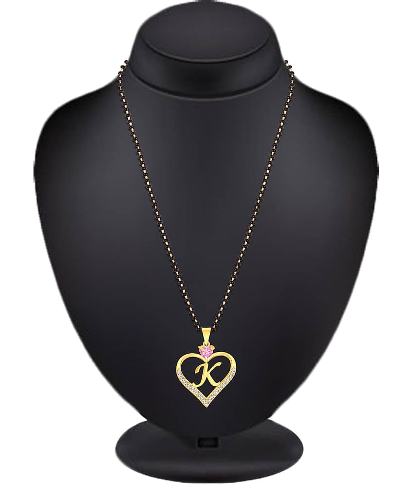HEER COLLECTION - Golden Mangalsutra ( Pack of 1 )