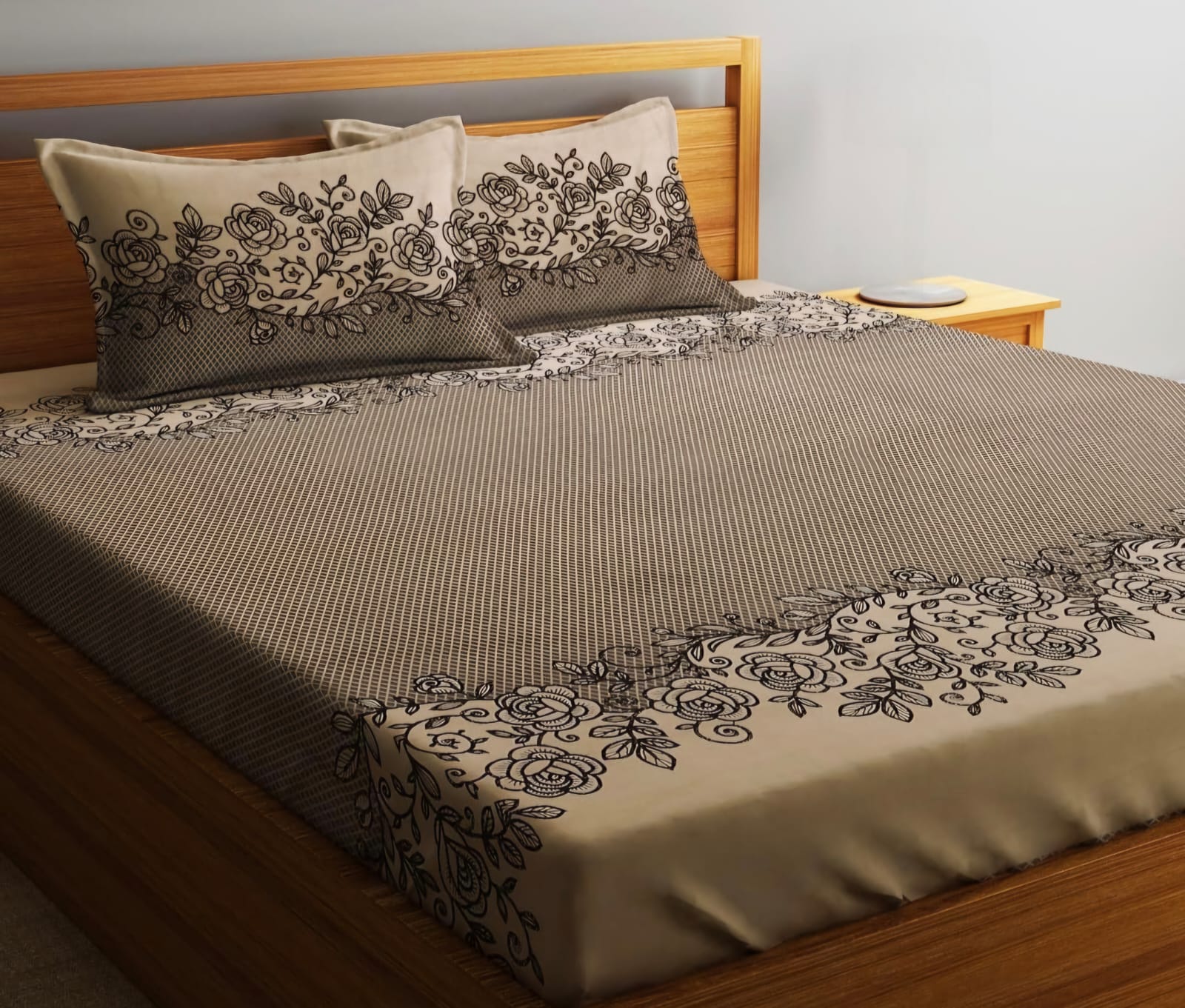 Fitted Glace Cotton Bedsheets double bed comfort to your bedroom with our 90x100 size