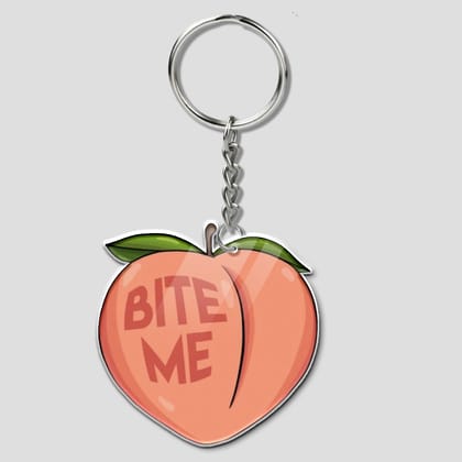 Bite me if you can Keychain