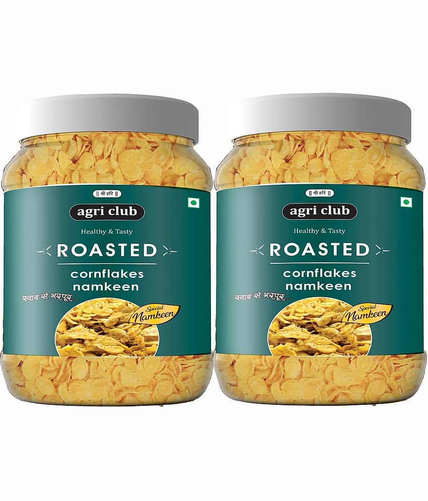 Agri Club Cornflakes Namkeen 400G Pack Of 2
