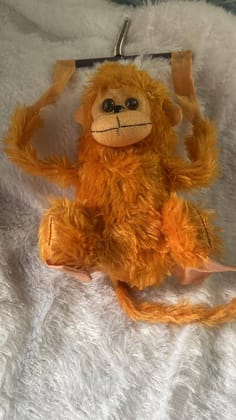 Adorable Hanging Plush Monkey - Perfect Kids Room Decor