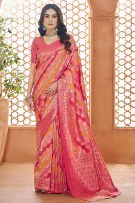 2-Tone Banarasi Silk Saree
