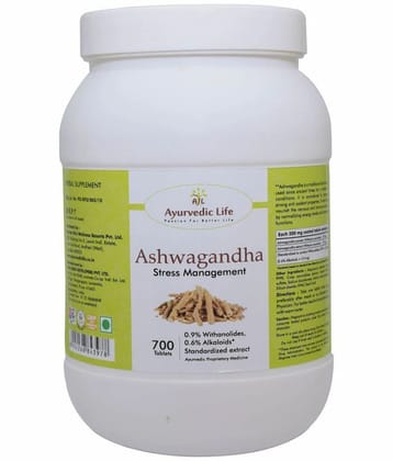 Ayurvedic Life Ashwagandha Tablet 700 no.s Pack Of 1