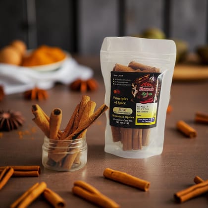 Whole Dalchini Sticks (Cinnamon Sticks) 50 G Whole Dalchini Sticks (Cinnamon Sticks) 50 G