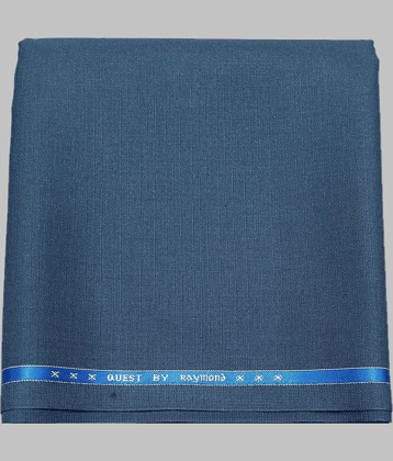 Raymond Blue Polyester Blend Men's Unstitched Pant Piece ( Pack of 1 )