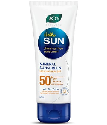 Joy Revivify Hello Sun Chemical-Free Mineral Sunscreen - SPF 50 PA++++ (50 ml)
