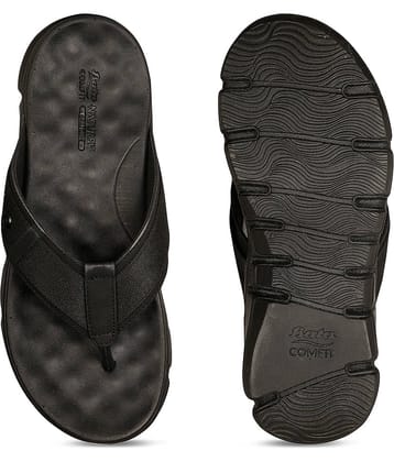 Bata Comfit Black Men's Thong Flip Flop