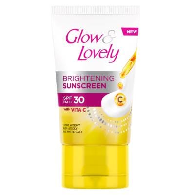 Glow & Lovely Brightening Sunscreen SPF 30, Light & Non-Sticky, 30g