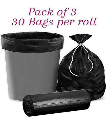 Arni - Black Plastic Dustbin and Garbage bags